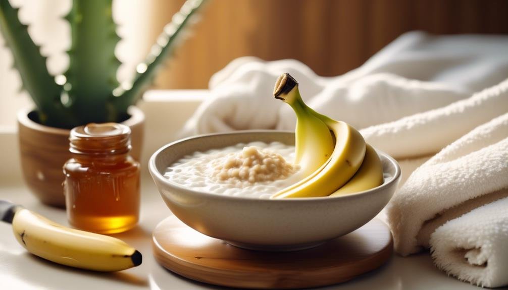 hydrating homemade banana facial