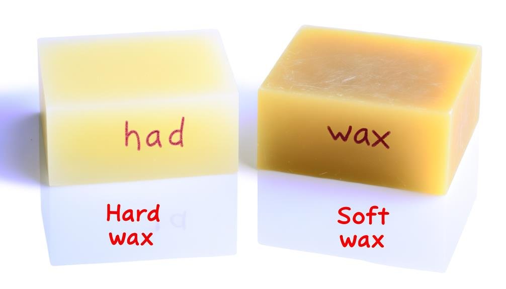 waxing hard vs soft